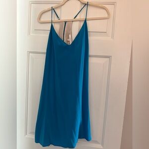 Lavendar Brown Blue Dress